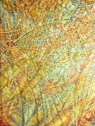 Painting titled "DENIS BRASIL 2009 F…" by Denis Brasilier (dit Denis BRASIL), Original Artwork, Fabric