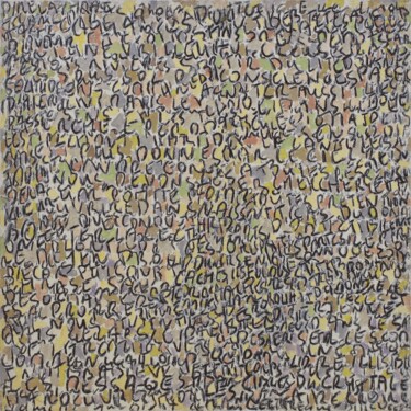 Peinture intitulée "Disparités, 60*60cm…" par Alain Blondel, Œuvre d'art originale, Huile