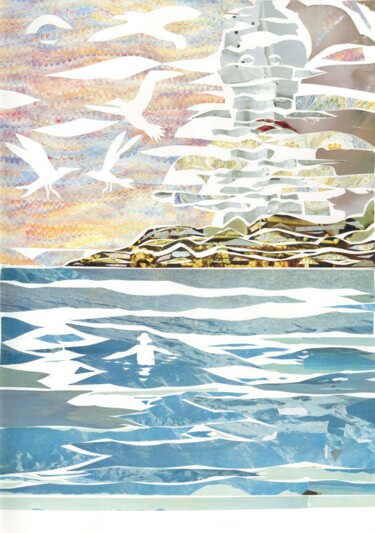 Collages getiteld "Dialogue with the I…" door Marc Raynaud, Origineel Kunstwerk, Collages