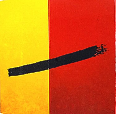 绘画 标题为“Abstrato M” 由Galvão, 原创艺术品, 颜料 安装在木质担架架上