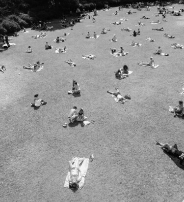 Fotografia intitolato "UNE JOURNEE D'ETE" da Erik Angot, Opera d'arte originale, Carta