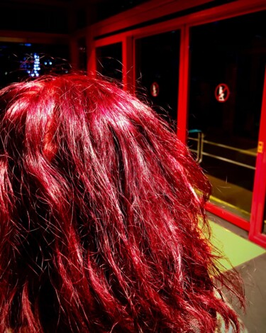 Fotografie getiteld "ROUGE" door Erik Angot, Origineel Kunstwerk, Papier