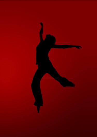 Fotografia intitolato "Danse spatialiste #2" da Laurent Paillier, Opera d'arte originale, Stampa digitale
