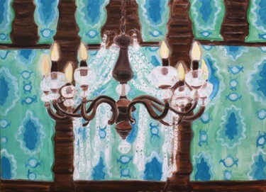 "Lustre baroque" başlıklı Tablo Alice Goudon tarafından, Orijinal sanat, Petrol