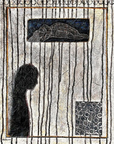 Peinture intitulée "The  Dreamer 40x50…" par G A R T N E R, Œuvre d'art originale, Acrylique