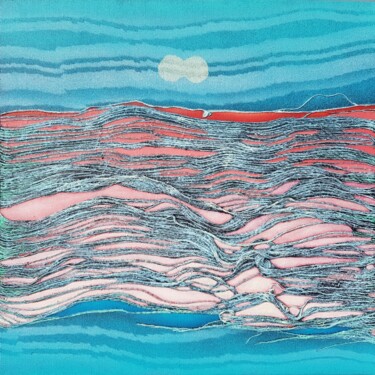 Collages getiteld "Grand nord" door Jean-Roch Klethi, Origineel Kunstwerk, Acryl