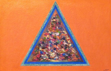 Peinture intitulée "triangle " par Vincent Schurck, Œuvre d'art originale, Acrylique