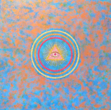 Peinture intitulée "je te vois " par Vincent Schurck, Œuvre d'art originale, Acrylique