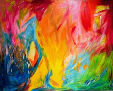 제목이 "Power, nature, flam…"인 미술작품 Eva Marc'H로, 원작, 아크릴