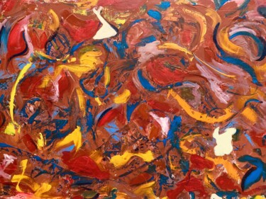 Schilderij getiteld "2019 EVA MARC'H -CO…" door Eva Marc'H, Origineel Kunstwerk, Acryl