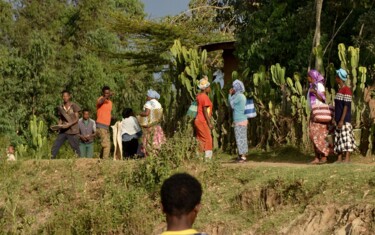 摄影 标题为“Ethiopie - scène de…” 由Christian Ebel, 原创艺术品, 数码摄影