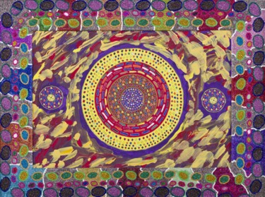 Peinture intitulée "chacun son tour " par Vincent Schurck, Œuvre d'art originale, Acrylique