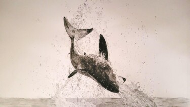 Dessin intitulée "Energie explosive  " par Sankao, Œuvre d'art originale, Crayon