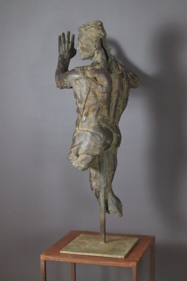 Sculpture titled "Phaéton foudroyé pa…" by Jean Gabriel Mondié, Original Artwork, Bronze