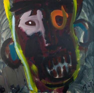 Pittura intitolato "climat urbain n°7  " da Benzi, Opera d'arte originale, Acrilico