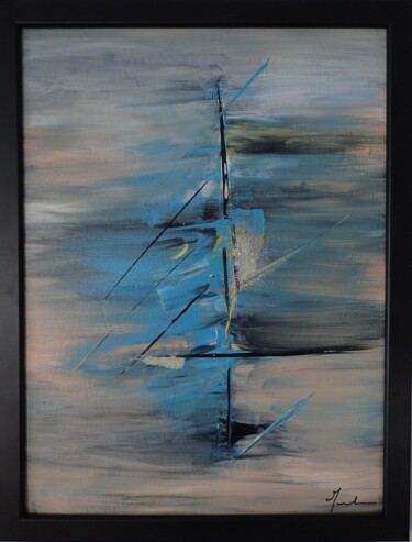 Peinture intitulée "Tableau 1" par Magali Martin, Œuvre d'art originale, Acrylique