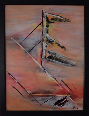 Peinture intitulée "Tableau 5" par Magali Martin, Œuvre d'art originale, Acrylique