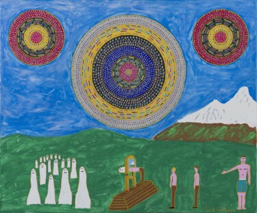 Peinture intitulée "viens je t'emmène " par Vincent Schurck, Œuvre d'art originale, Acrylique