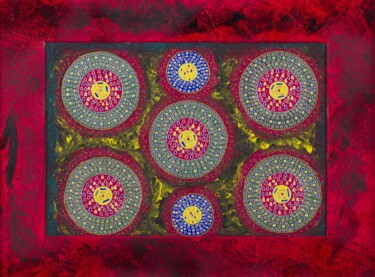 Peinture intitulée "Le Un" par Vincent Schurck, Œuvre d'art originale, Acrylique