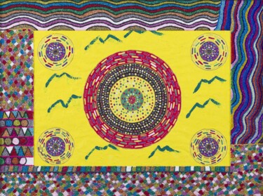 Peinture intitulée "voyage coloré " par Vincent Schurck, Œuvre d'art originale, Acrylique