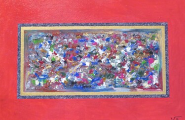 Peinture intitulée "rectangle " par Vincent Schurck, Œuvre d'art originale, Acrylique