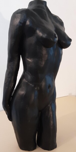 Scultura intitolato "The great Lou " da Reno Sculpteur, Opera d'arte originale, Argilla