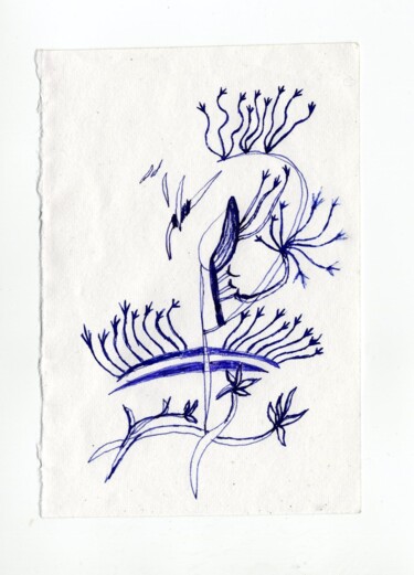 Dessin intitulée "Sans Titre" par Bram Niesz, Œuvre d'art originale, Encre