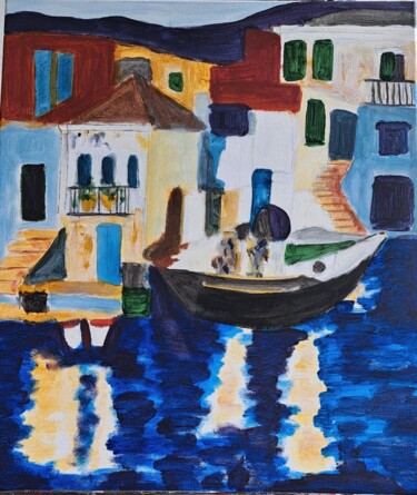 Peinture intitulée "Idée d'une île " par Jean Marc Bramy, Œuvre d'art originale, Acrylique