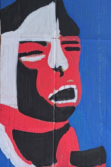 Peinture intitulée "Le ventre de la bêt…" par Jean Marc Bramy, Œuvre d'art originale, Acrylique