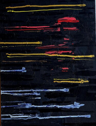 Peinture intitulée "Profondeurs océaniq…" par Jean Marc Bramy, Œuvre d'art originale, Acrylique