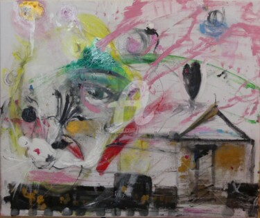 Schilderij getiteld "Best Love " door Lumina Wang, Origineel Kunstwerk, Olie