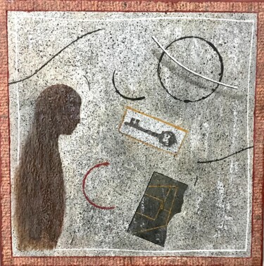 Peinture intitulée "CAVI 35x35 cm  - Co…" par G A R T N E R, Œuvre d'art originale, Acrylique