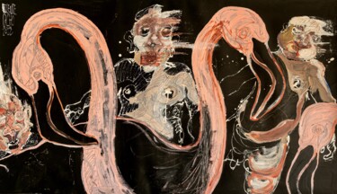 Tekening getiteld "THE UNCONSCIOUS BAL…" door Vicente Occhionero, Origineel Kunstwerk, Inkt