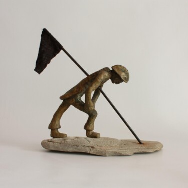 "Le soldat (n° 45)" başlıklı Heykel Didier Fournier tarafından, Orijinal sanat, Bronz