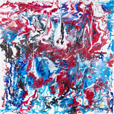 Peinture intitulée "Life Struck" par Smita Mishra, Œuvre d'art originale, Acrylique