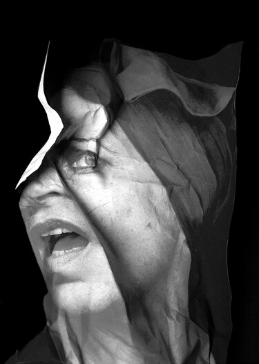 摄影 标题为“Autoportrait menacée” 由Claudia Vialaret, 原创艺术品
