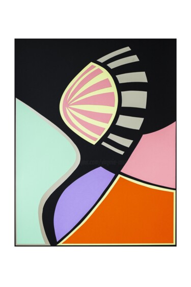 Collages getiteld "Corps astral II " door Virginie Rasmont, Origineel Kunstwerk, Collages