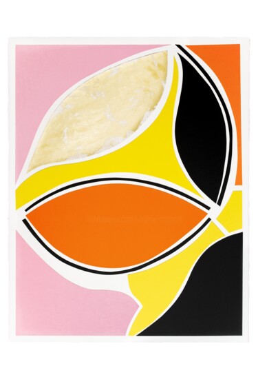 Collages titled "Eclosion corporelle…" by Virginie Rasmont, Original Artwork, Collages