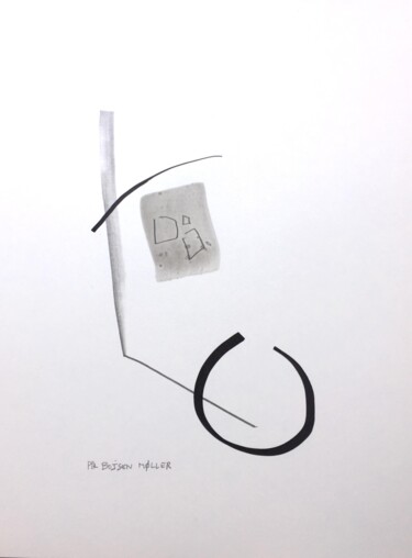 图画 标题为“Mobile-1” 由Pierre Bastaroli, 原创艺术品, 铅笔