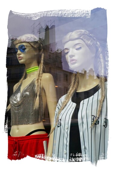 Photographie intitulée "Reflets de femmes R…" par Daniel Gautier, Œuvre d'art originale, Aluminium
