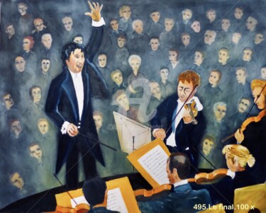 " Le final" başlıklı Tablo Esdez tarafından, Orijinal sanat, Petrol