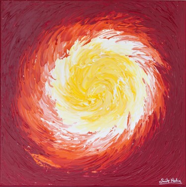 Peinture intitulée "Vortex" par Smita Mishra, Œuvre d'art originale, Acrylique