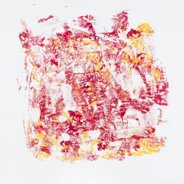 Peinture intitulée "Footprints of Love" par Smita Mishra, Œuvre d'art originale, Acrylique