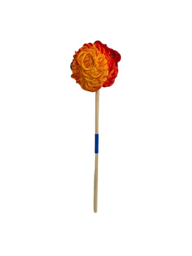 Lollipop citron-fraise Γλυπτική με τίτλο "Lollipop citron-fra…" από Audrey Steiner, Αυθεντικά έργα τέχνης, Πλαστική ύλη