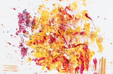 Peinture intitulée "The Birth of the Sun" par Smita Mishra, Œuvre d'art originale, Acrylique