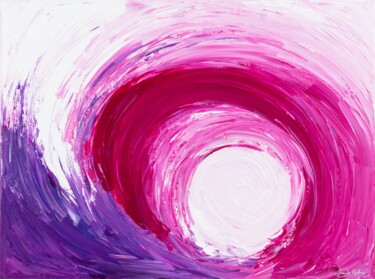 Peinture intitulée "Ethereal Wave" par Smita Mishra, Œuvre d'art originale, Acrylique
