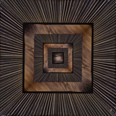 Peinture intitulée "Anthracite III" par Denis  Rodella, Œuvre d'art originale, Plastique