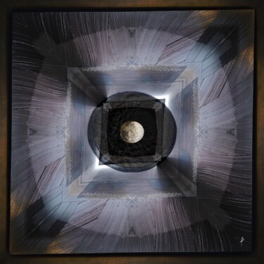 Peinture intitulée "Sphère II" par Denis  Rodella, Œuvre d'art originale, Plastique