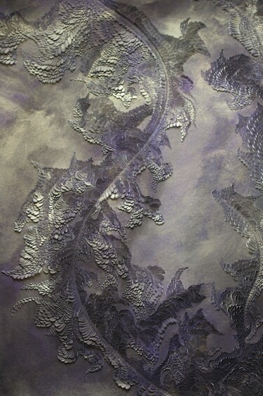 图画 标题为“Bas-reliefs papier” 由Vanessa Dargier Miquieux, 原创艺术品, 丙烯