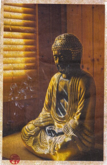 "bouddha sur fond d…" başlıklı Fotoğraf Fabian Da Costa tarafından, Orijinal sanat, Silverpoint